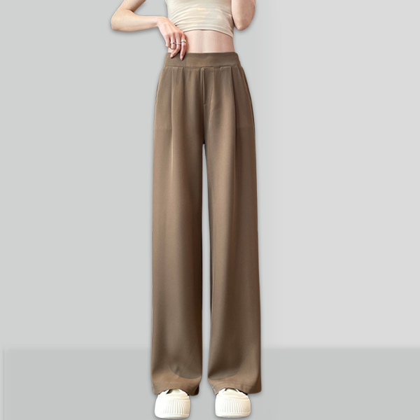 夏 薄手 カジュアル ワイドパンツ