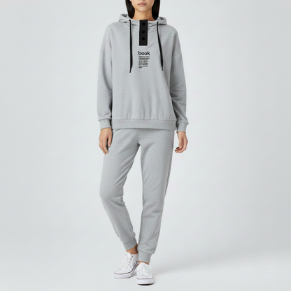 レディース 裏起毛 配色 ファッション 上下セット