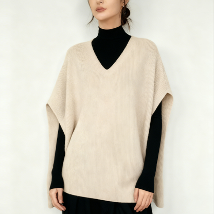 無地 カジュアル シンプル レディース カシミヤ ベスト