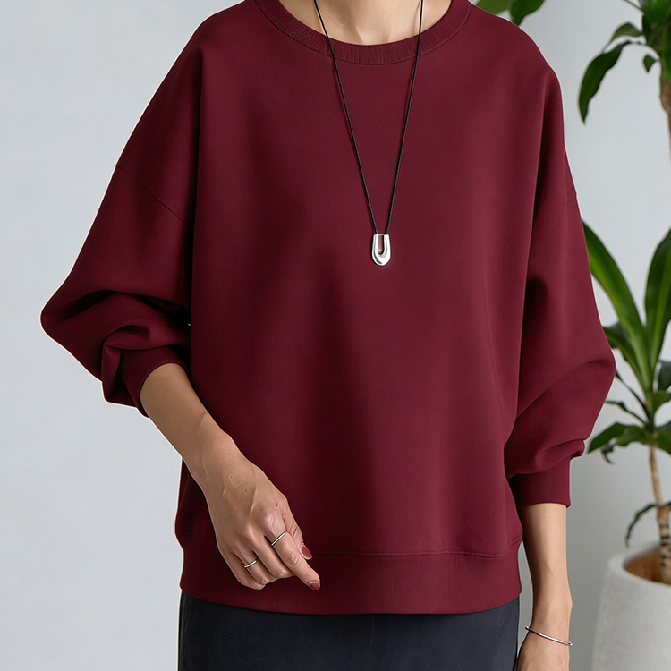 新色登場オーバーサイズクルーネックスウェット