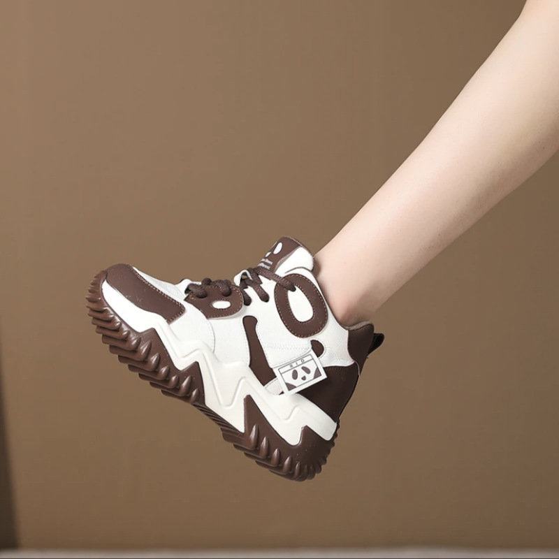 韓国 新しい 7CM厚底 カジュアル スニーカー