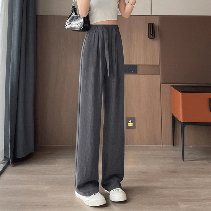 大活躍 接触冷感 無地 カジュアル ワイドパンツ