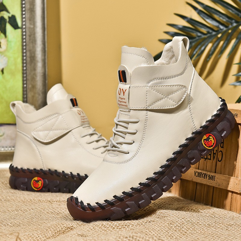 無地 裏起毛 レディース ショートブーツ