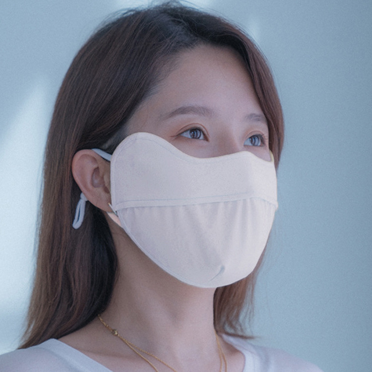 【目尻までカバー】涼感日焼け止めマスク