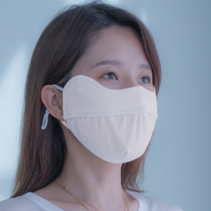 【目尻までカバー】涼感日焼け止めマスク