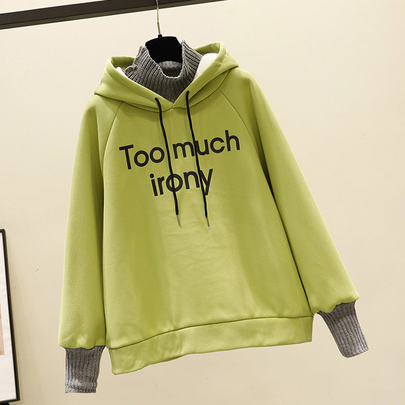 着回し力抜群 レディース アルファベット フード付き 上下セット