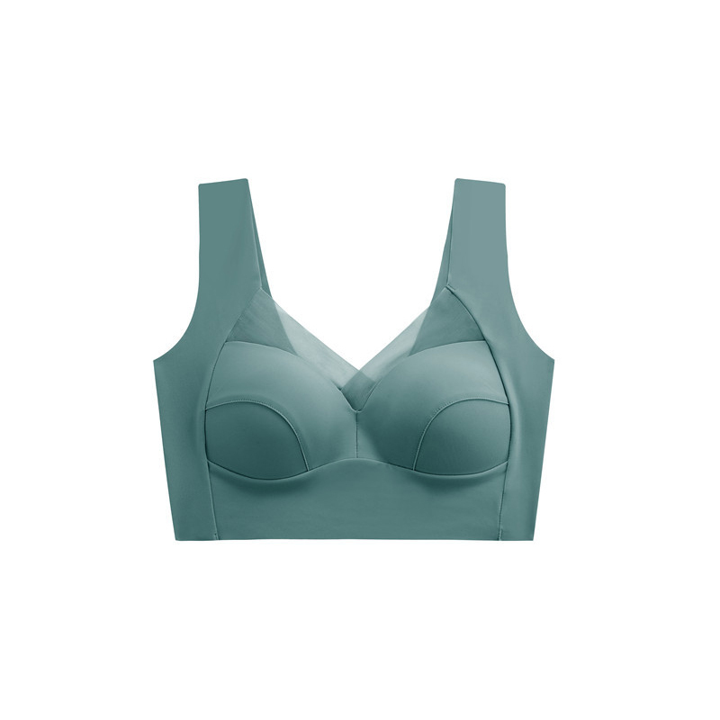 小さく見せる 無地 カジュアル シンプル ブラジャー