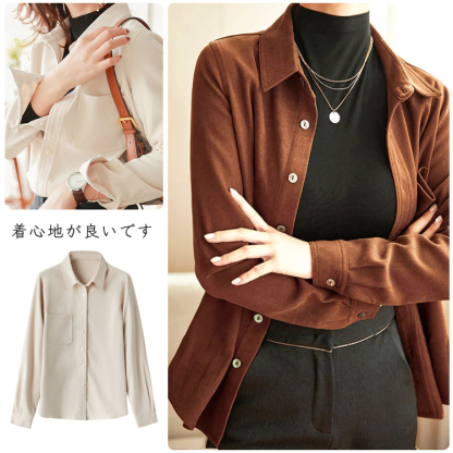 レディース 裹起毛 長袖 無地 カジュアル カットソー