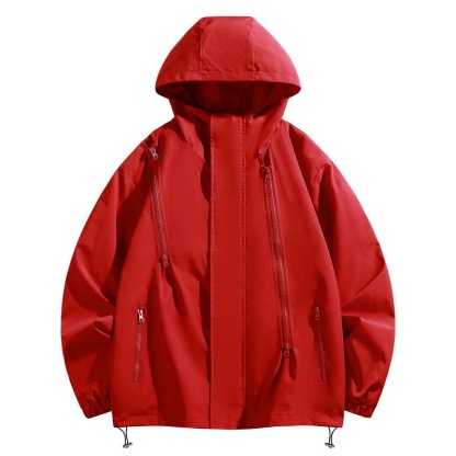 無地 カジュアル シンプル マウンテン カーディガン