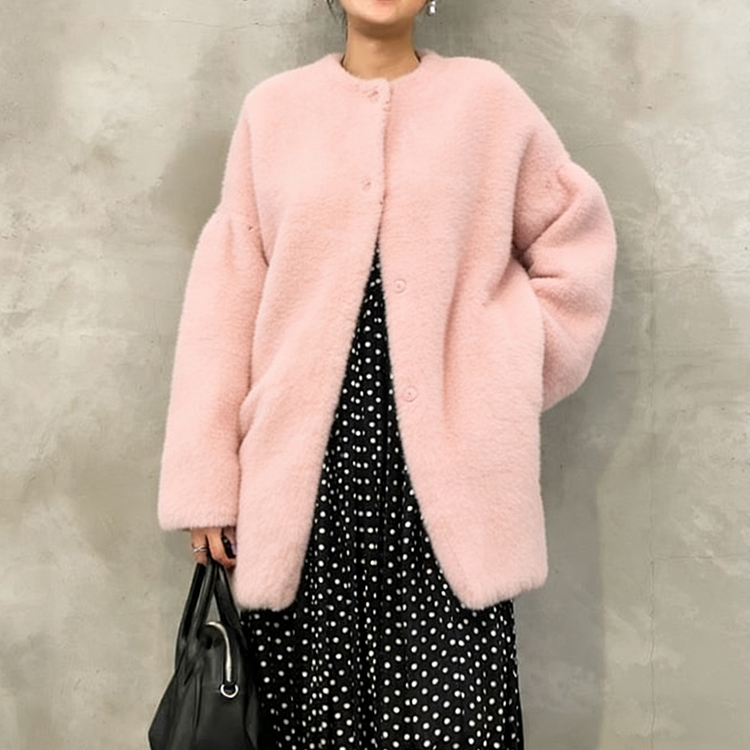 お洒落な ニット 無地 カジュアル 軽やか カーディガン