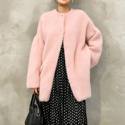 お洒落な ニット 無地 カジュアル 軽やか カーディガン