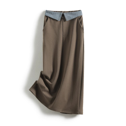 着替え簡単 フード付き パーカー+ロングス カート セットアップ