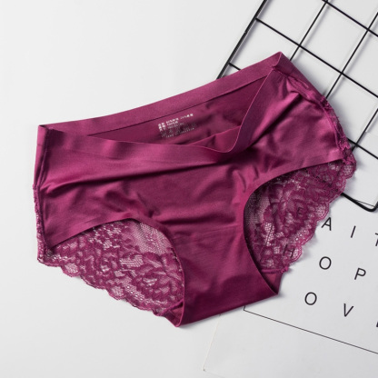 【レースショーツ】軽量・シームレス仕様 24時間履ける 繊細な作り　なめらかな肌触り