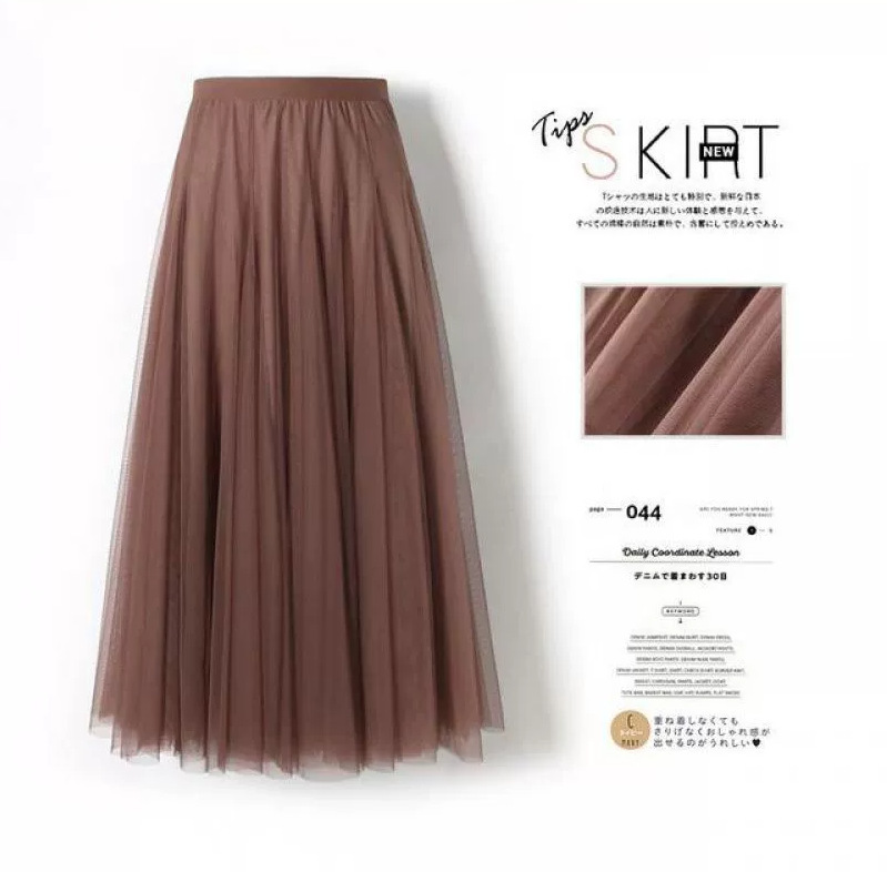 ハイウエスト 秋冬 プリーツ 無地 スカート