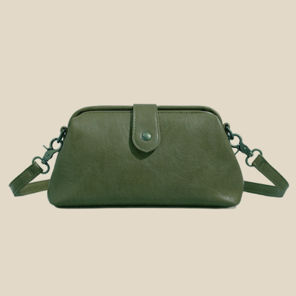 レトロ本革ショルダーバッグ