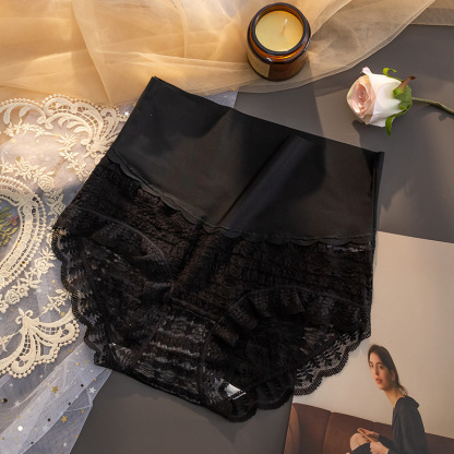 コットン 肌に優しい ハイウエスト 補正 ショーツ