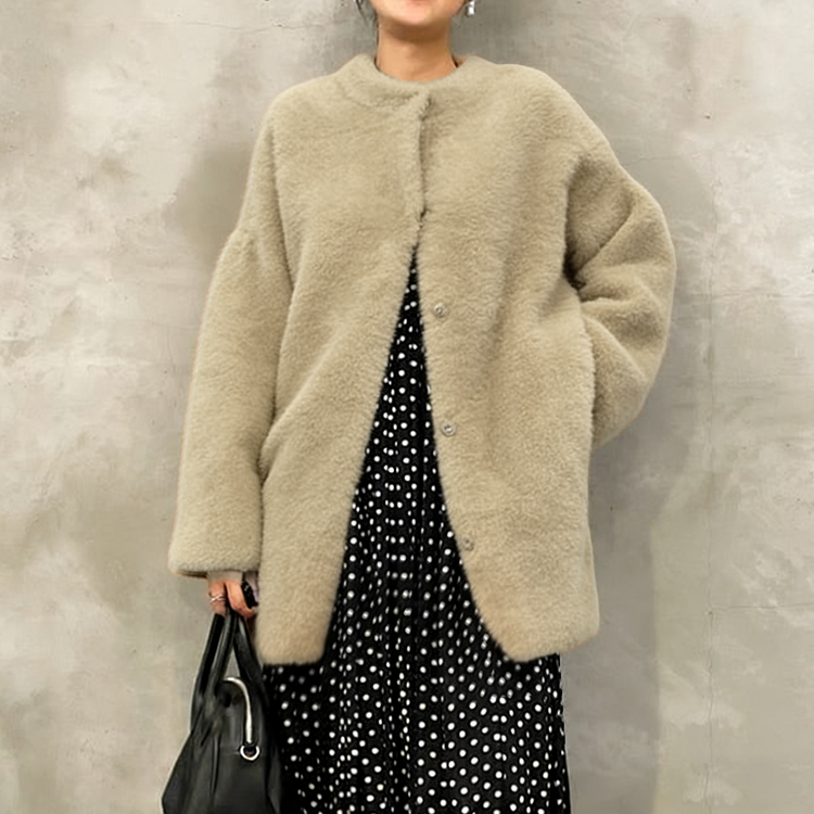 お洒落な ニット 無地 カジュアル 軽やか カーディガン