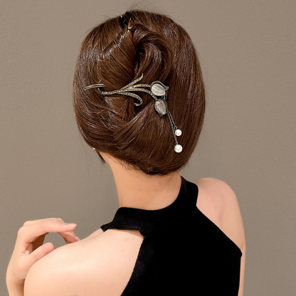 きらきら華奢 スウィート 高級感ヘ アクリップ