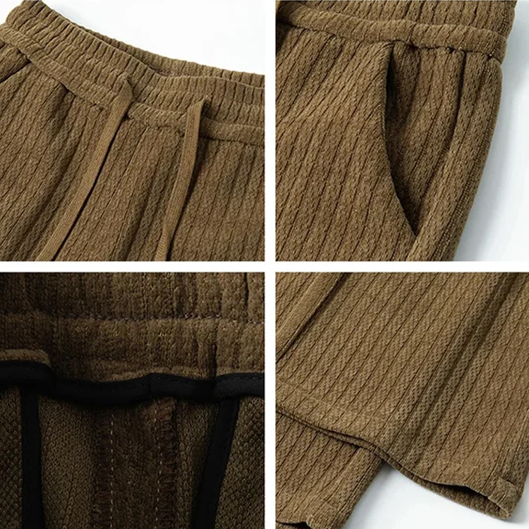 上質感 ファッション ウエストゴム 美脚 ワイドパンツ