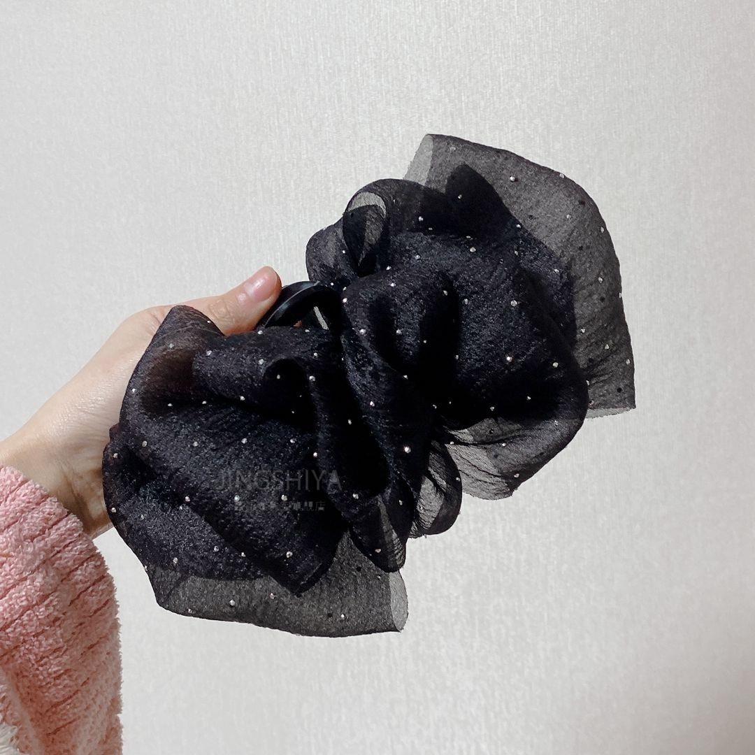 個性的な印象 大きい 蝶結びヘ アクリップ