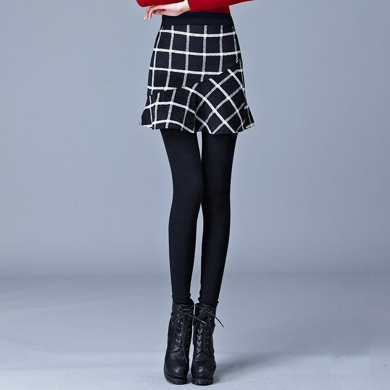 暖かい エレガント ハイウエスト パンツ