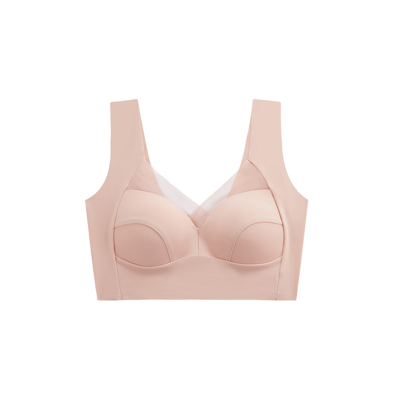 小さく見せる 無地 カジュアル シンプル ブラジャー