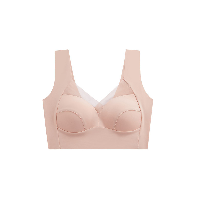 小さく見せる 無地 カジュアル シンプル ブラジャー