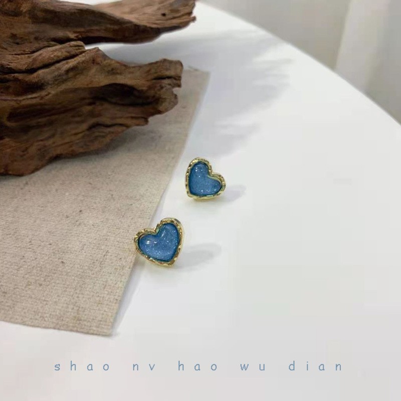 ヴィンテージハートピアス【5ペアセット】