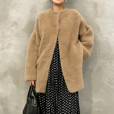 お洒落な ニット 無地 カジュアル 軽やか カーディガン