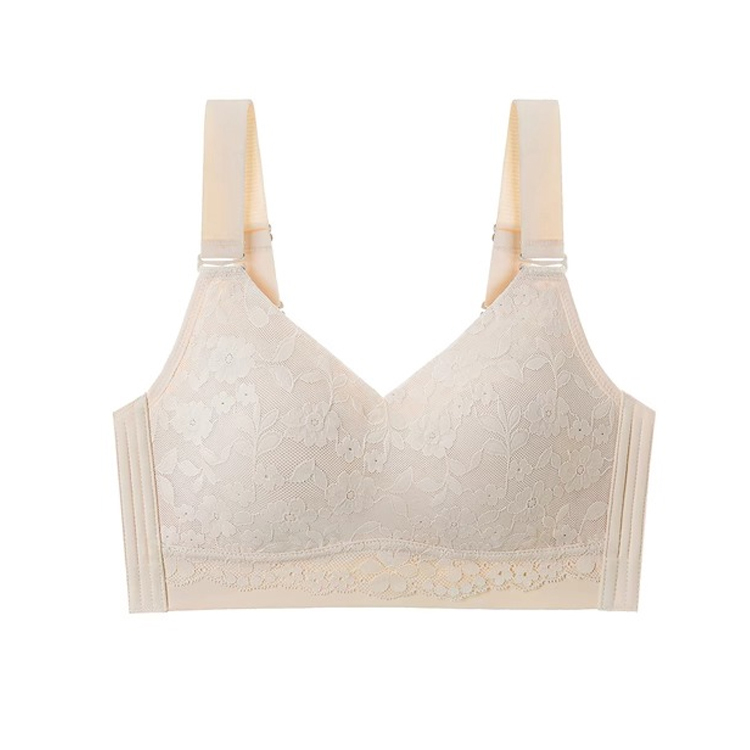 話題沸騰中 カジュアル 花柄 着瘦せ ブラジャー