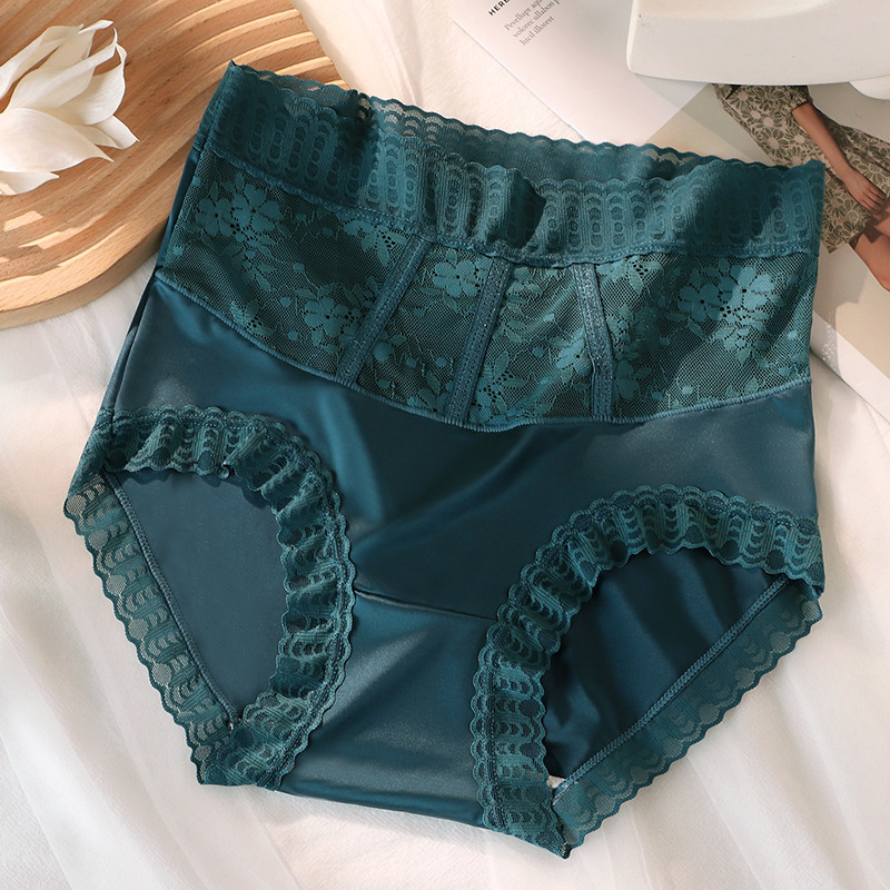 優しい雰囲気 レース ハイウエスト ショーツ