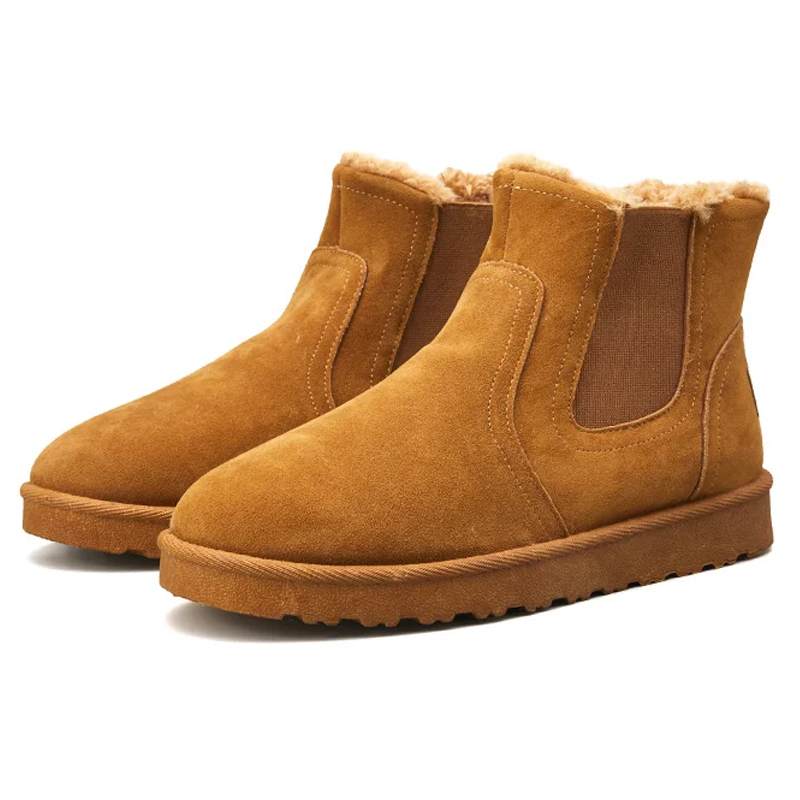 無地 カジュアル 冬 あったか 裏起毛 ブーツ