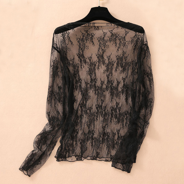 スウィート ハイネック レース インナー