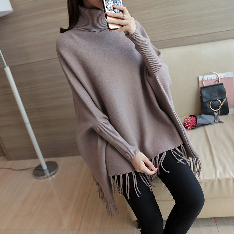 レディース ニットケープ