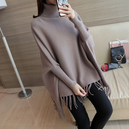 レディース ニットケープ