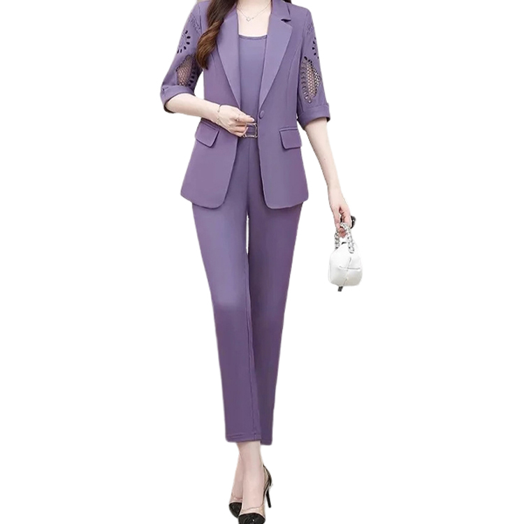 無地 カジュアル シンプル 長袖 スーツ 3点セット