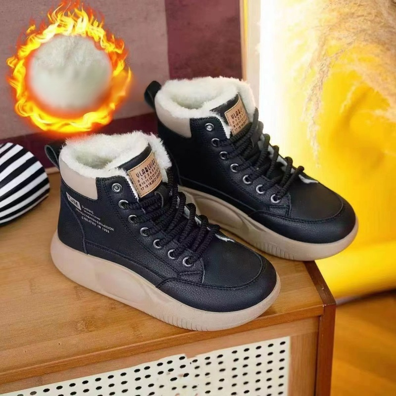 完売必至 無地 レディース 厚手 スノーブーツ