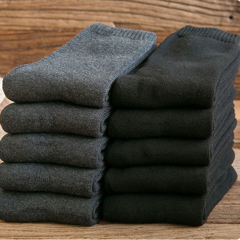 ふわふわ 無地 男女兼用 裏パイル ソックス