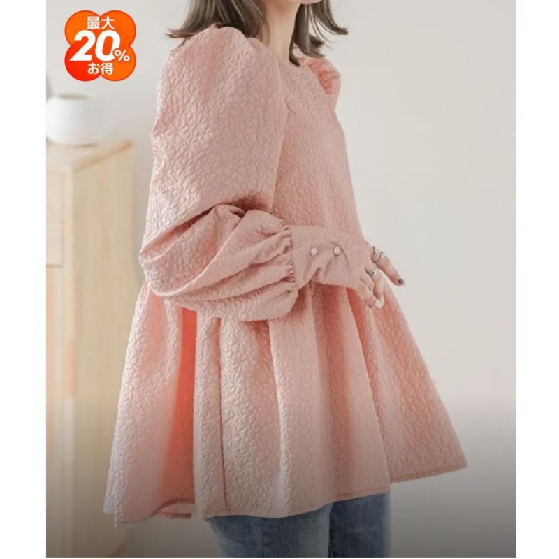 無地 カジュアル シンプル 長袖 レディース 長袖