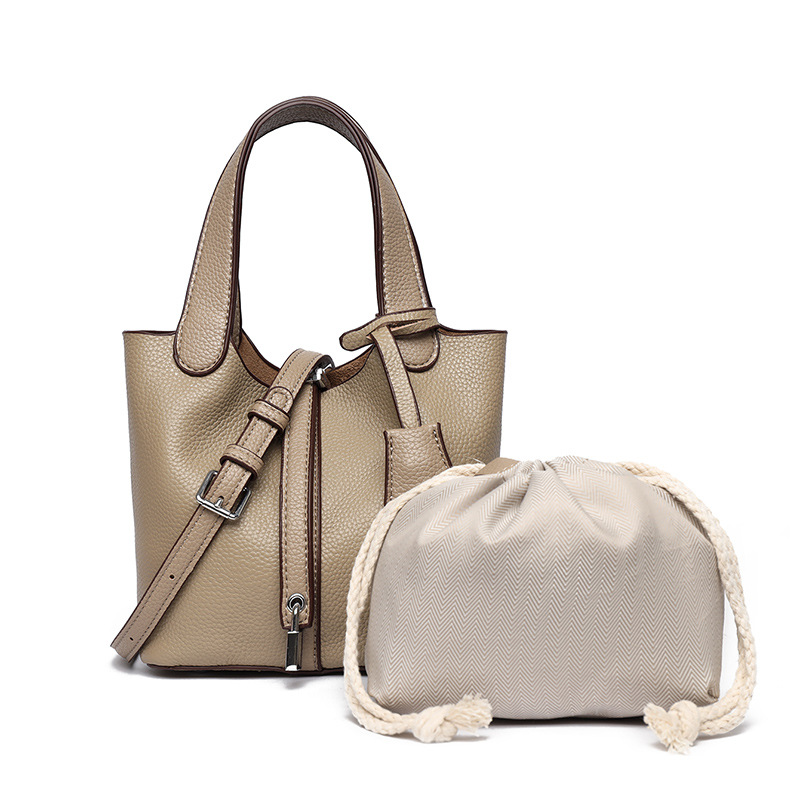 好感度UP 無地 カジュアル レディース バケツバッグ