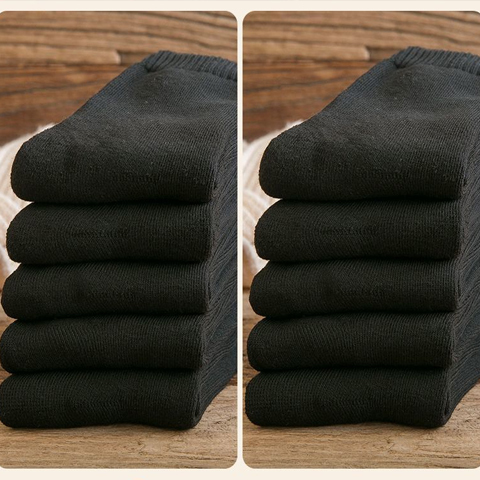 ふわふわ 無地 男女兼用 裏パイル ソックス