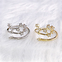 精巧な仕上がり 絶妙なデザイン 12星座 ダイヤモンド リング