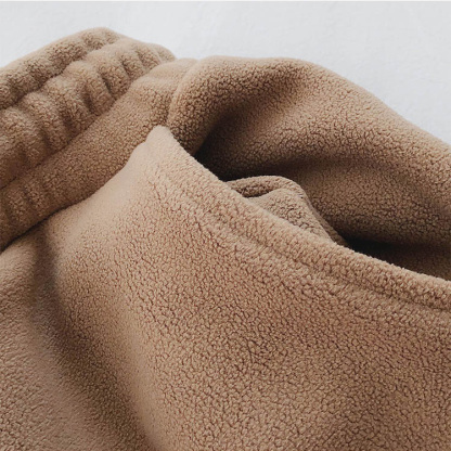 レディース 厚手 無地 カジュアル ジョガーパンツ