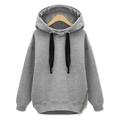 レディース カジュアル フード付き ルーズ パーカー　