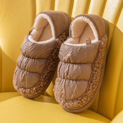 超人気 ボア厚手 滑り止め スリッパ