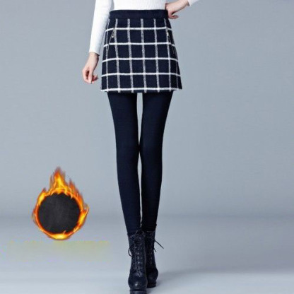 暖かい エレガント ハイウエスト パンツ