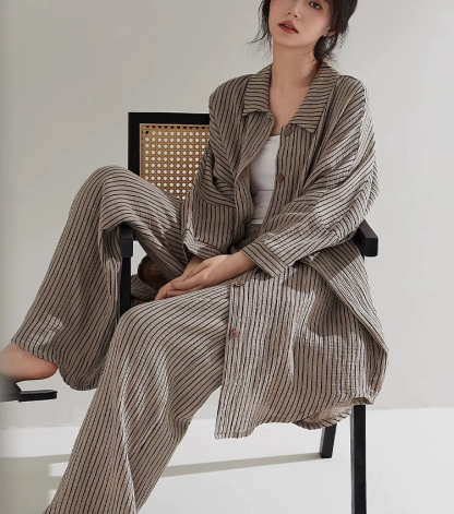 外出できる 日系 ゆったり ルームウェア セット