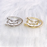 精巧な仕上がり 絶妙なデザイン 12星座 ダイヤモンド リング