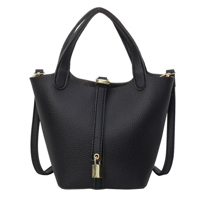 ファッション 大容量 ピコタンロック 斜掛け バッグ