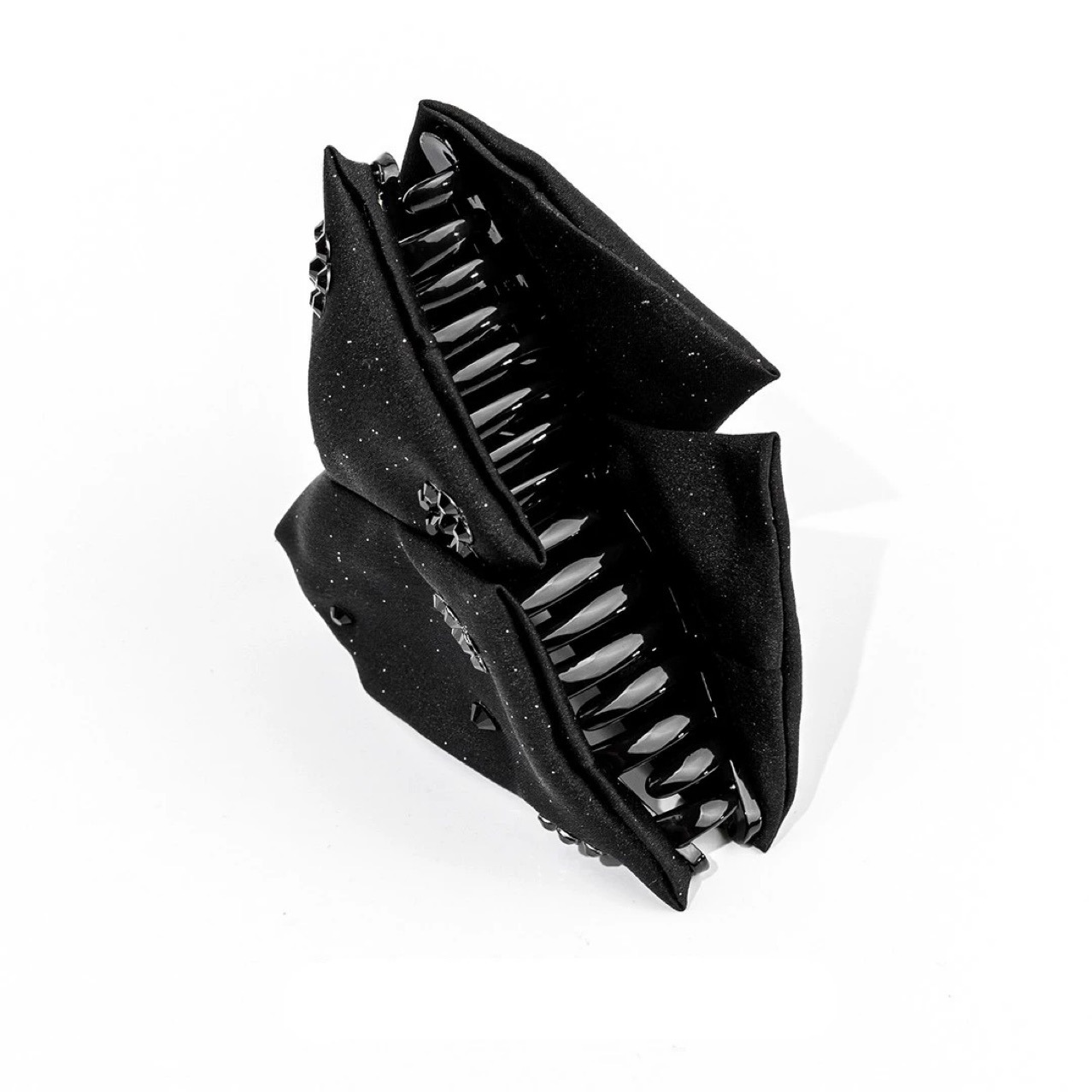 精巧裁ち 質感注目させ 無地 リボン ヘアピン